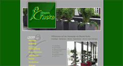 Desktop Screenshot of blumen-kuska.de