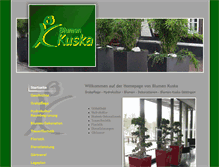 Tablet Screenshot of blumen-kuska.de